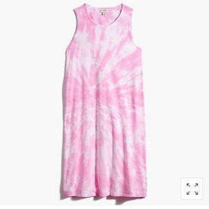 NWT J.CREW pink tie dye dress